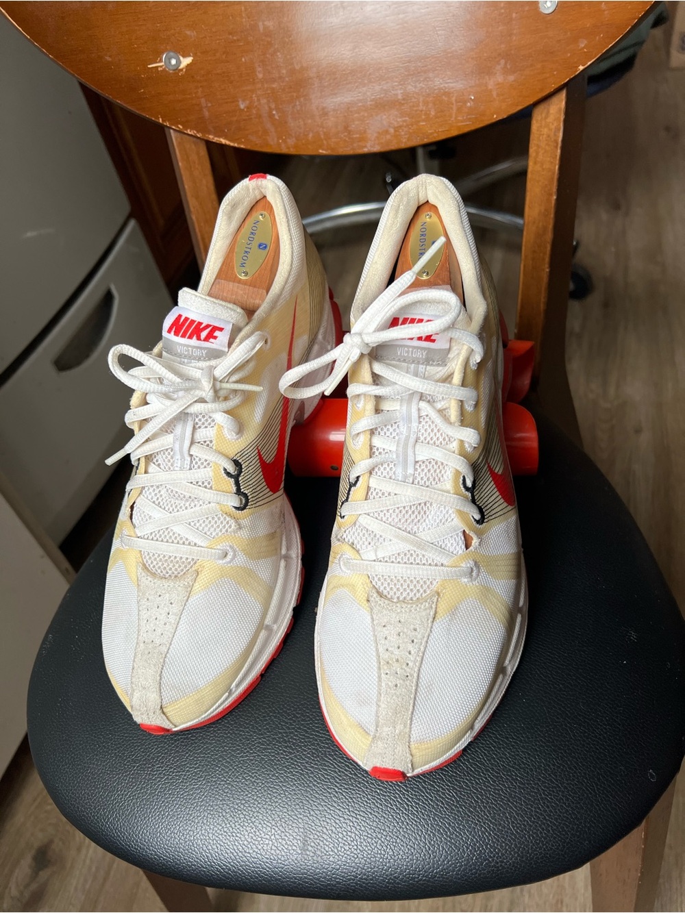 Vintage 2008 Nike Air Zoom Victory White Red Yellow Men’s 11.5
